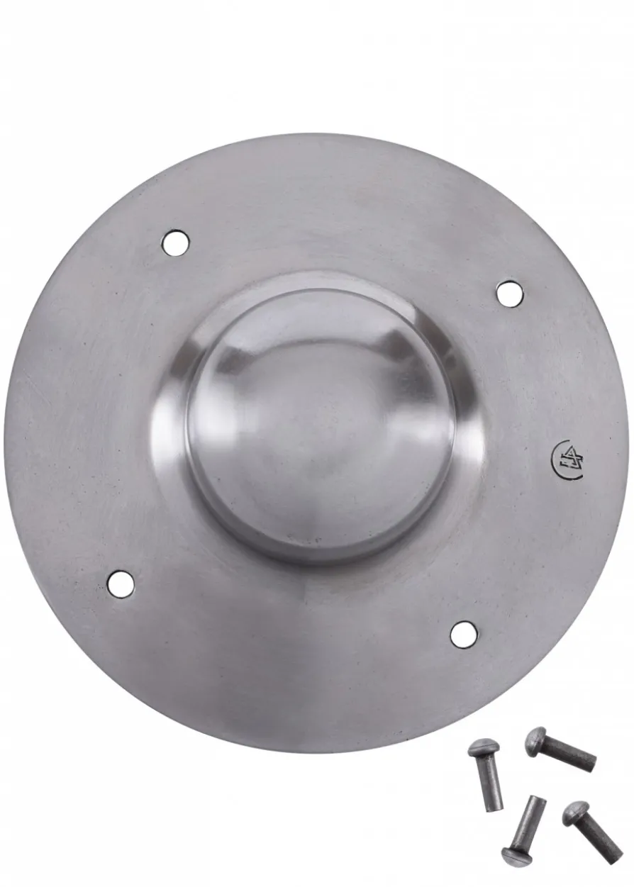 Normannischer Schildbuckel, mit Nieten, 2 mm Stahl