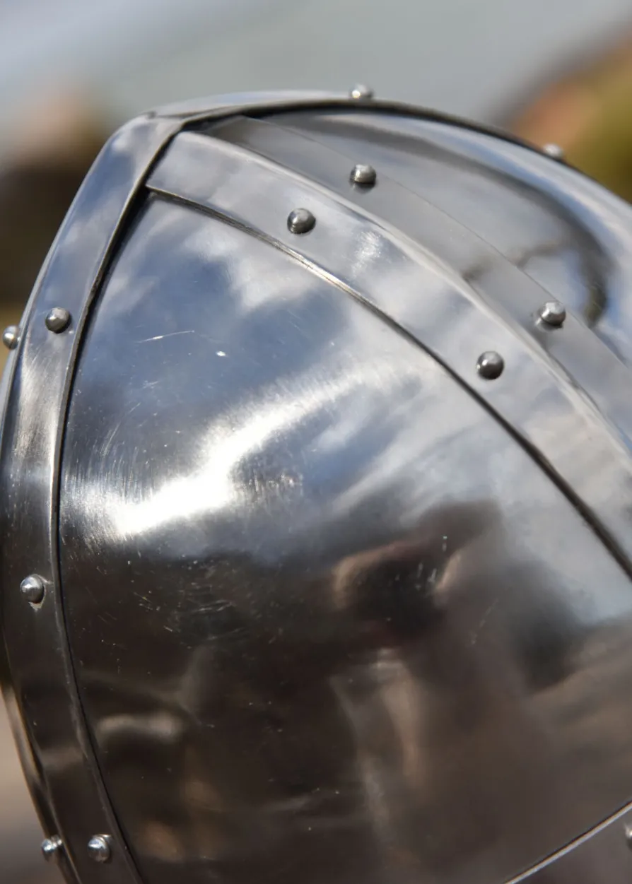 Normannischer Spangenhelm, 2 mm Stahl