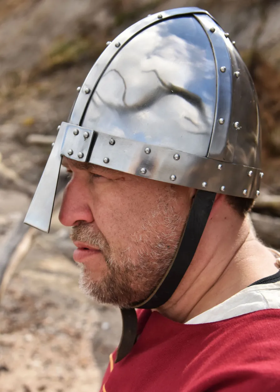 Normannischer Spangenhelm, 2 mm Stahl