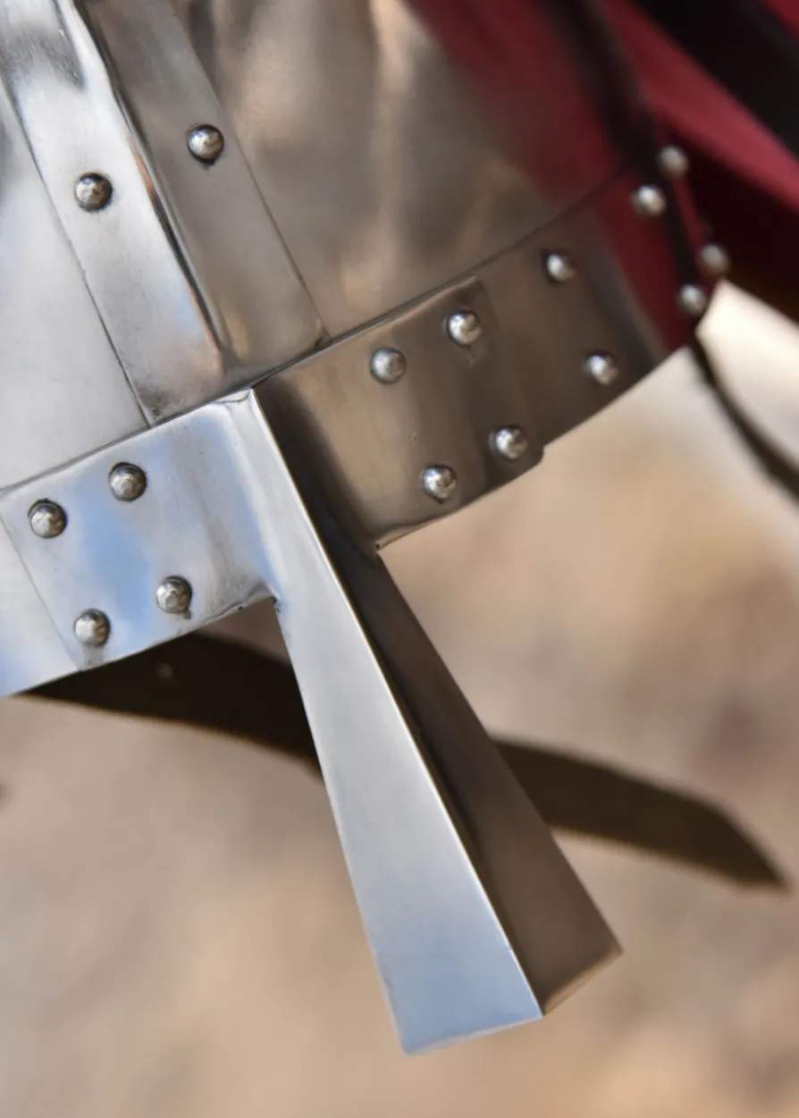 Normannischer Spangenhelm, 2 mm Stahl