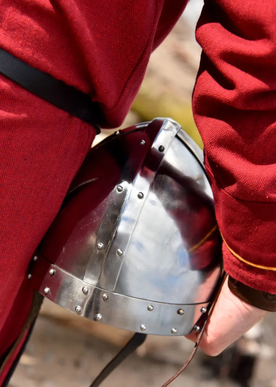 Normannischer Spangenhelm, 2 mm Stahl