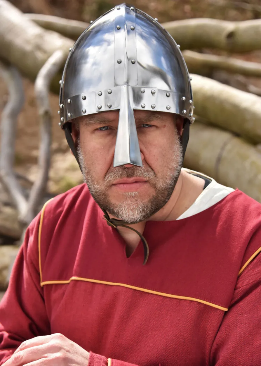 Normannischer Spangenhelm, 2 mm Stahl