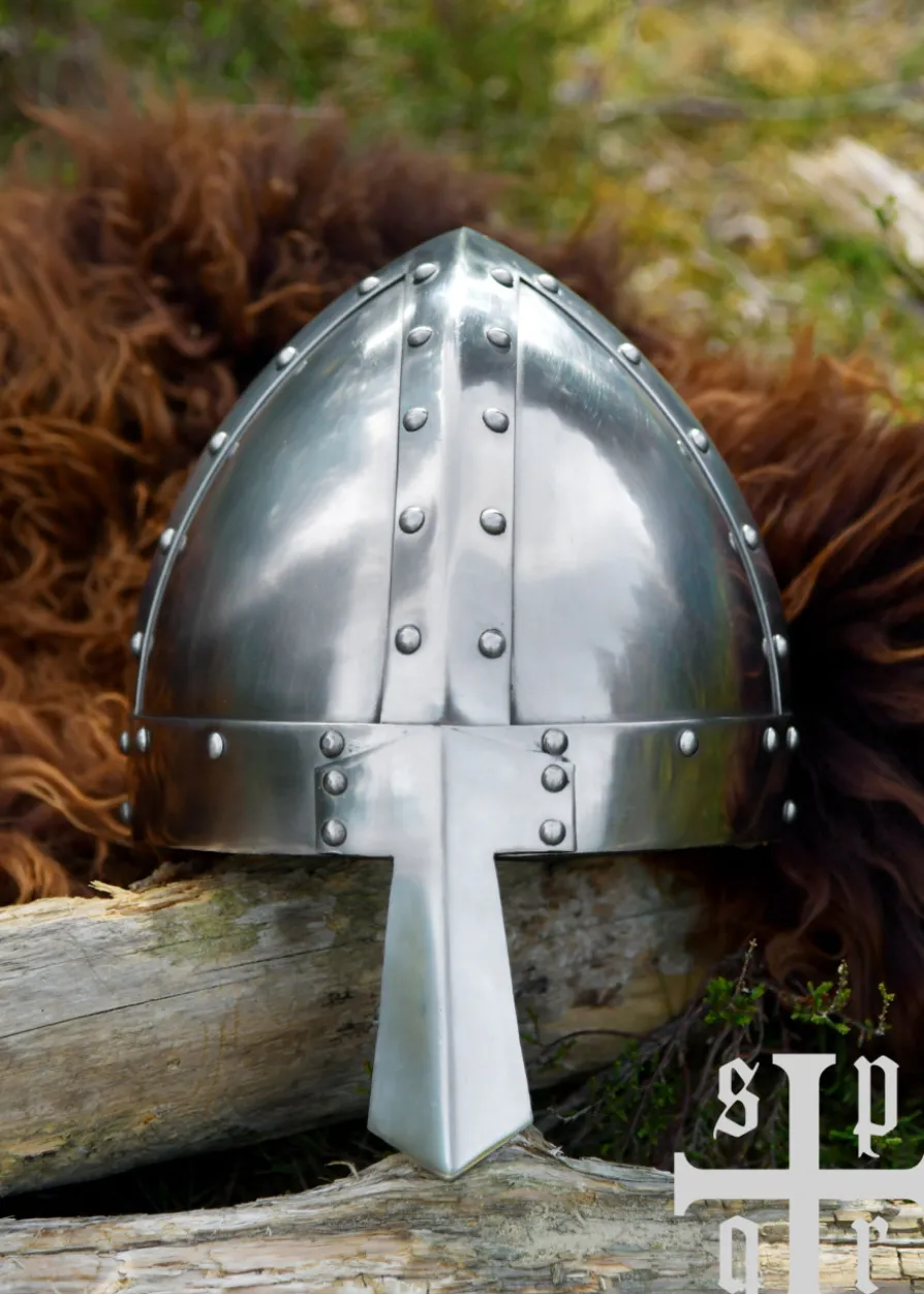 Normannischer Spangenhelm mit Nasal, 2 mm Stahl