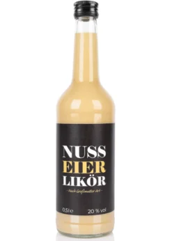 Nuss-Eierlikör, 20% vol. Alk., 0,5l Flasche - Holsteiner Geister