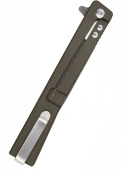 Ocaso Knives SOLSTICE, Damast, bronzefarben, Taschenmesser
