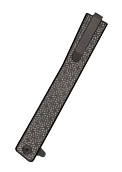 Ocaso Knives SOLSTICE ENGRAVED TITANIUM, BLACK, SCROLL, Taschenmesser