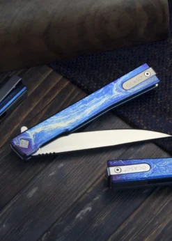 Ocaso Knives, SOLSTICE TITAN ELOXIERT, SATINIERT, Taschenmesser