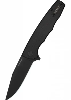 Ocaso Knives STRATEGY, Karbon, G10, schwarz, Taschenmesser