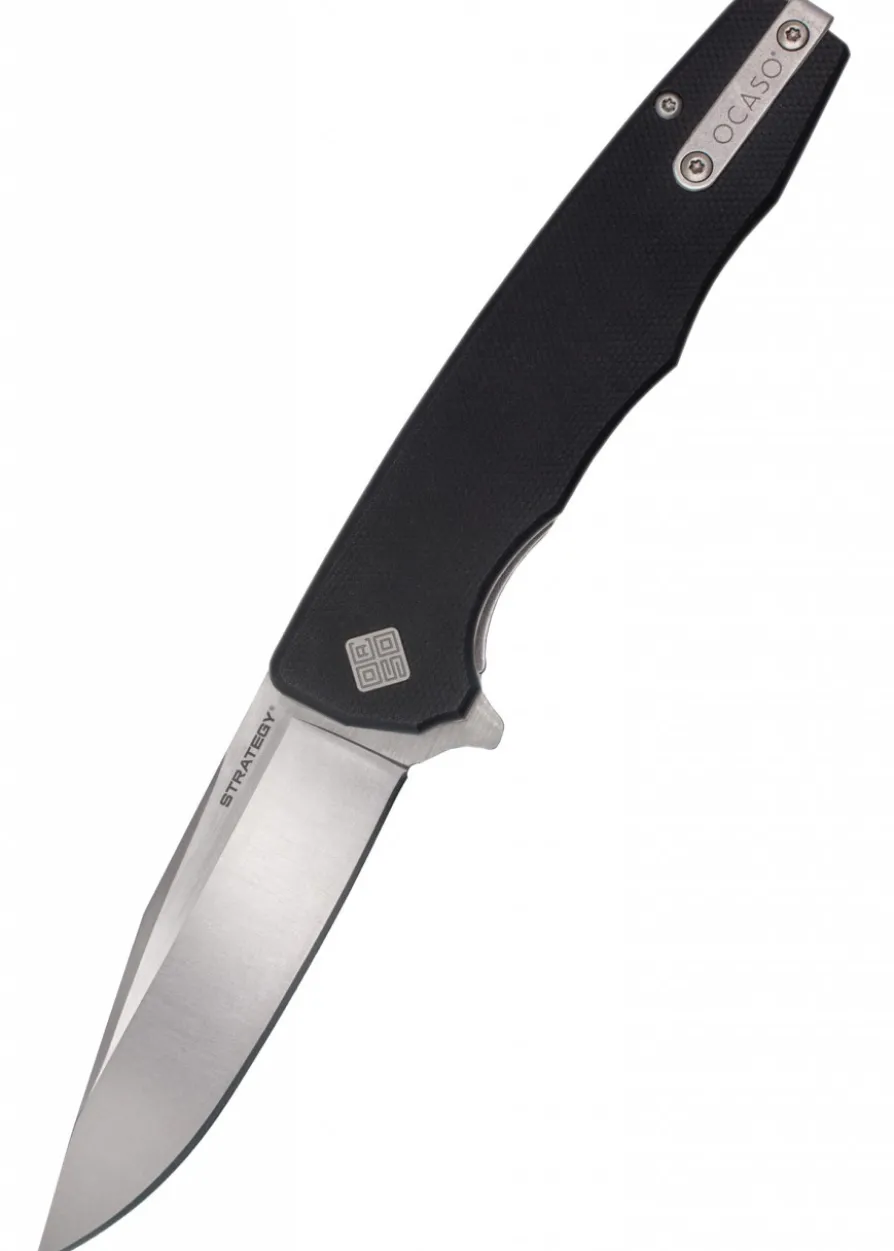 Ocaso Knives STRATEGY, schwarz, G10, Taschenmesser