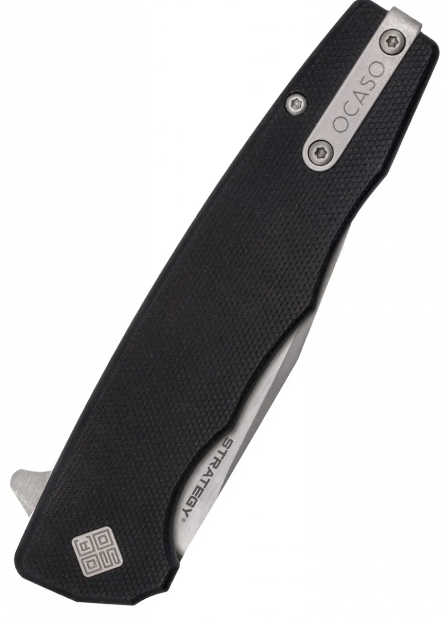 Ocaso Knives STRATEGY, schwarz, G10, Taschenmesser