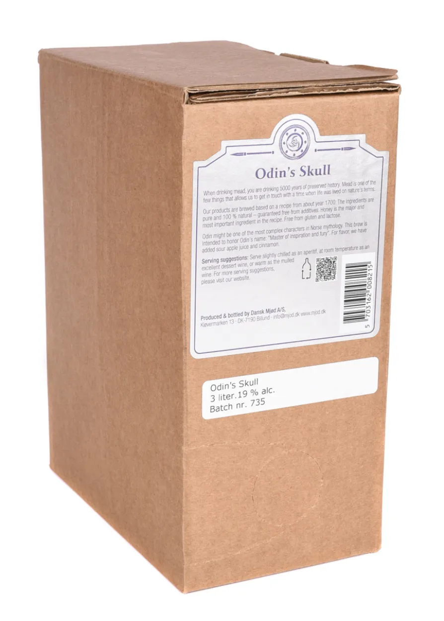 Odin's Skull, Met, 19% Vol., 3l Bag-In-Box - Dansk Mjød