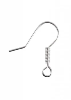 Ohrring-Haken aus Messing, Paar