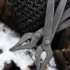 Paar handgeschmiedeter Sarwürkerzangen aus Stahl