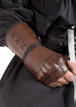 Panzerhandschuh aus Leder, Rechte Hand