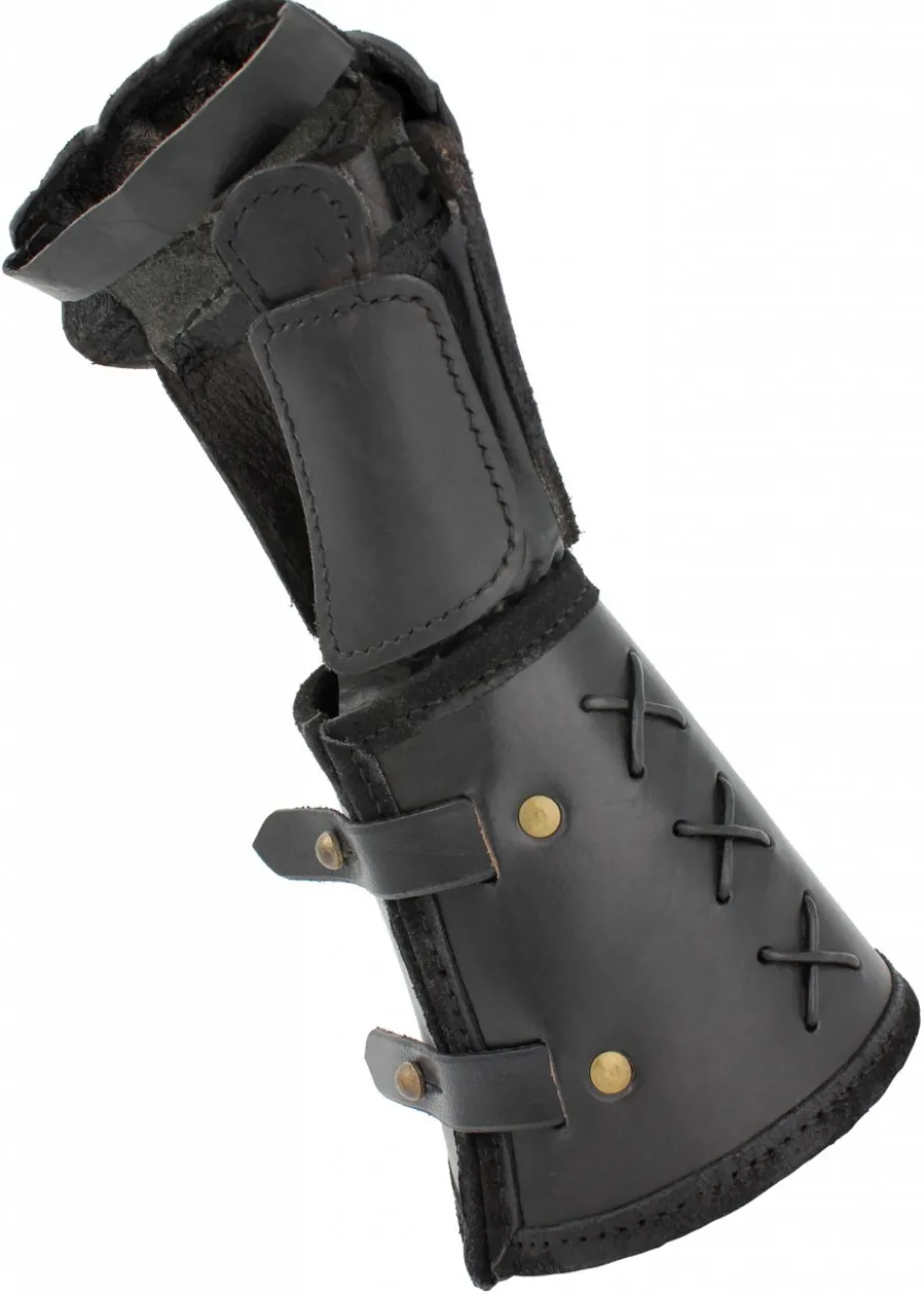 Panzerhandschuh aus Leder, Rechte Hand