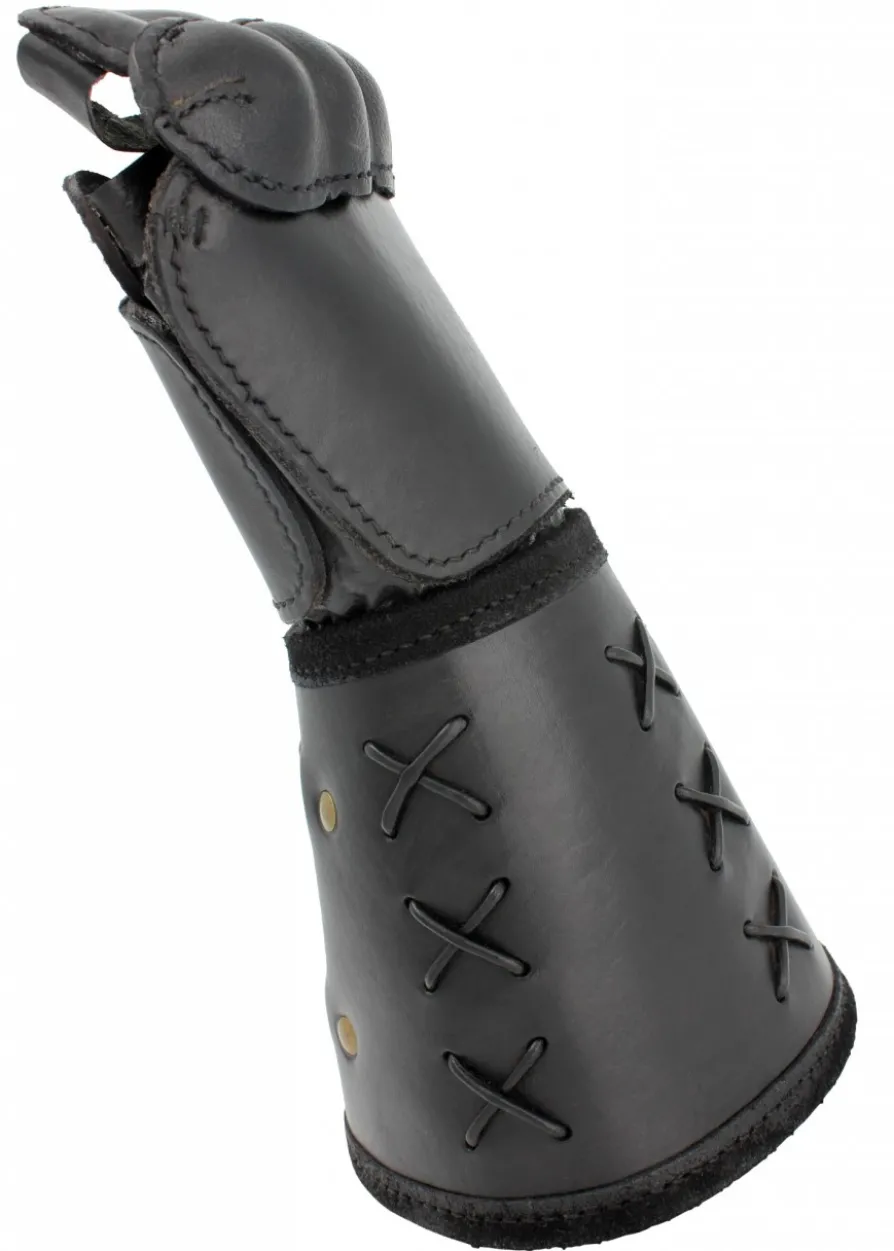 Panzerhandschuh aus Leder, Rechte Hand