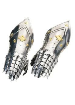 Panzerhandschuhe, goldverziert, Marto