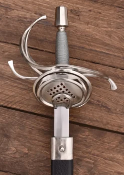 Pappenheimer Korbrapier mit drahtumwickeltem Griff, 114 cm
