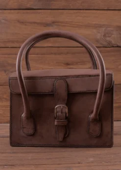 Patronentasche aus Leder, mit Henkel