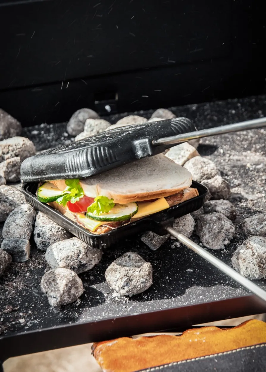 Petromax Sandwicheisen mit langem Stiel