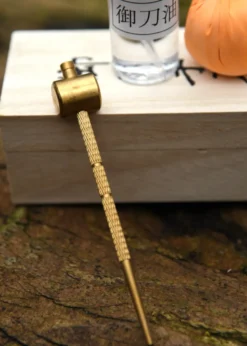 Pflegeset für japanische Klingen in Holzkiste