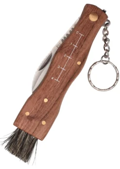 Pilz-Taschenmesser mit Bürste