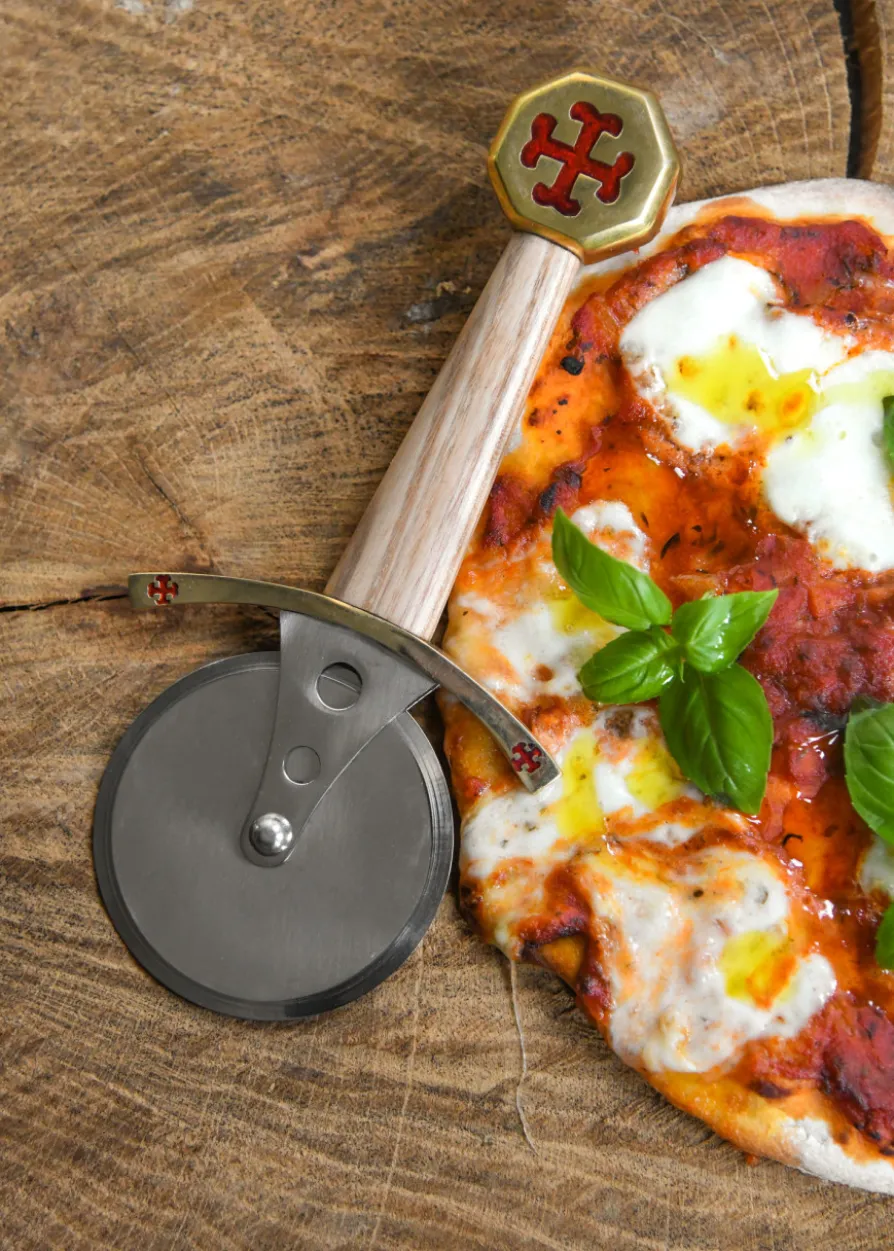 Pizzaschneider Pizzaroller Templer Schwert