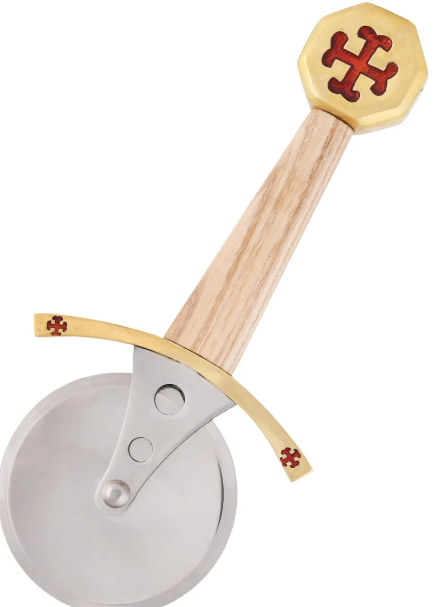 Pizzaschneider Pizzaroller Templer Schwert