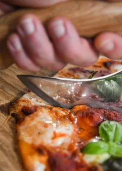 Pizzaschneider Wiegemesser - Wikinger Bartaxt für Pizza und Kräuter