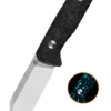 QSP, Baby Penguin blaue glow-in-the-dark Griffe, Feststehendes Messer