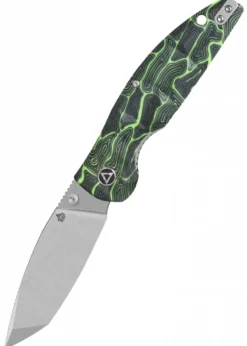 QSP TURTLE PUNK STONEWASHED, schwarz-grün, Taschenmesser