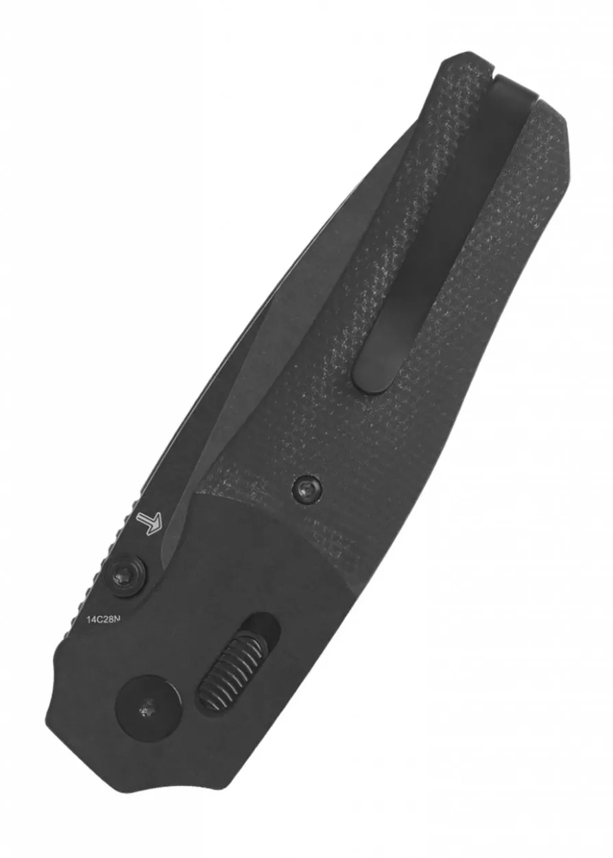 QSP VAULT BLACK STONEWASHED, Taschenmesser