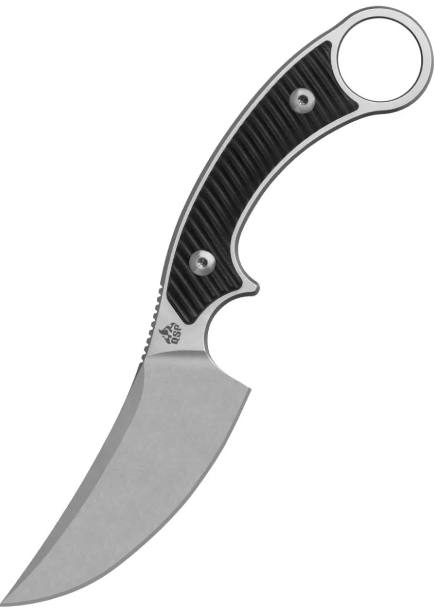 QSP, Viper Schwarzer G10 Griff, Feststehendes Messer