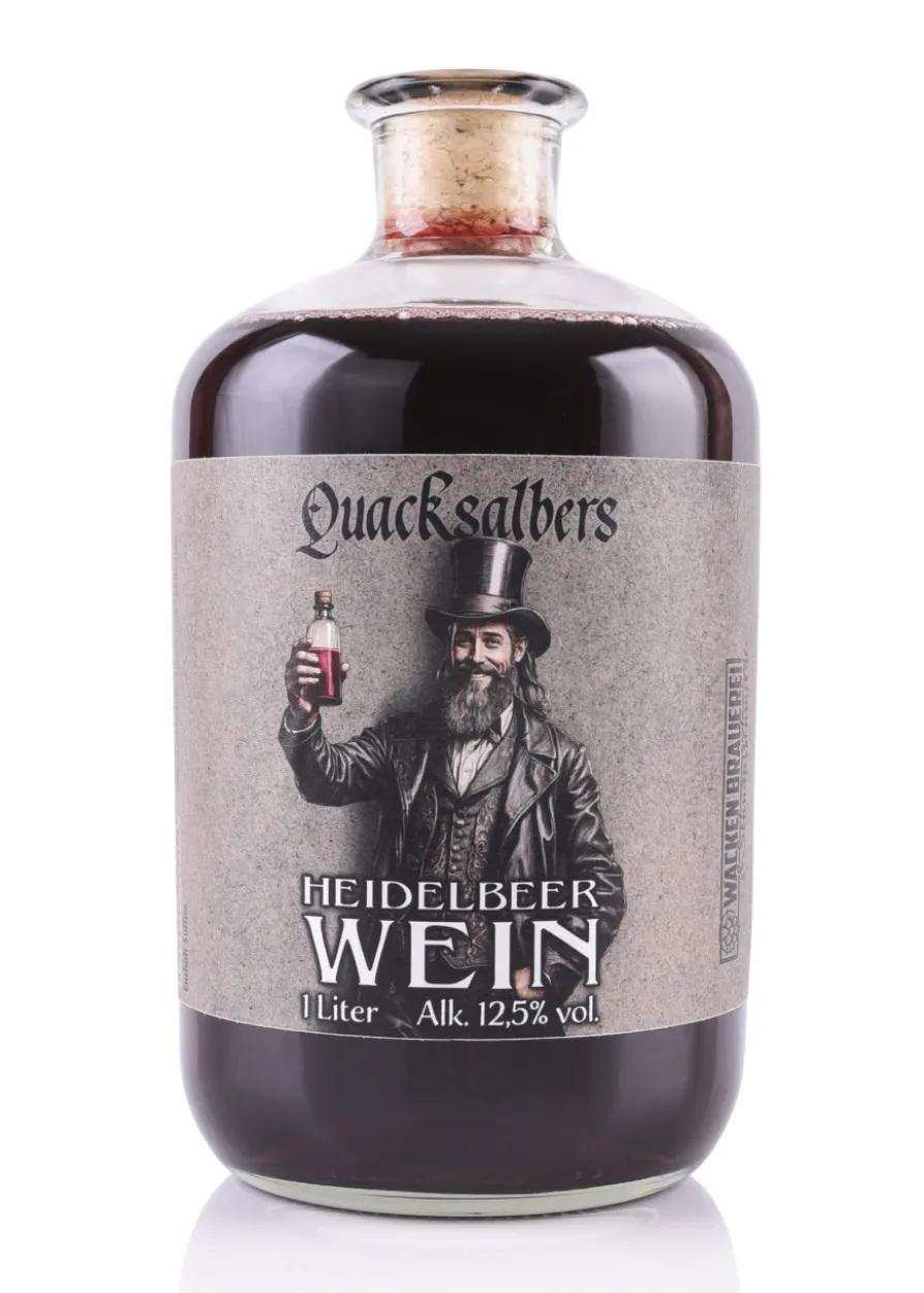 Quacksalbers Heidelbeerwein, 1l, 12,5% vol. Alk.