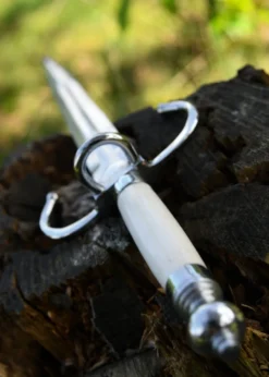 Rapier-Begleitdolch, 16. Jh., mit Lederscheide