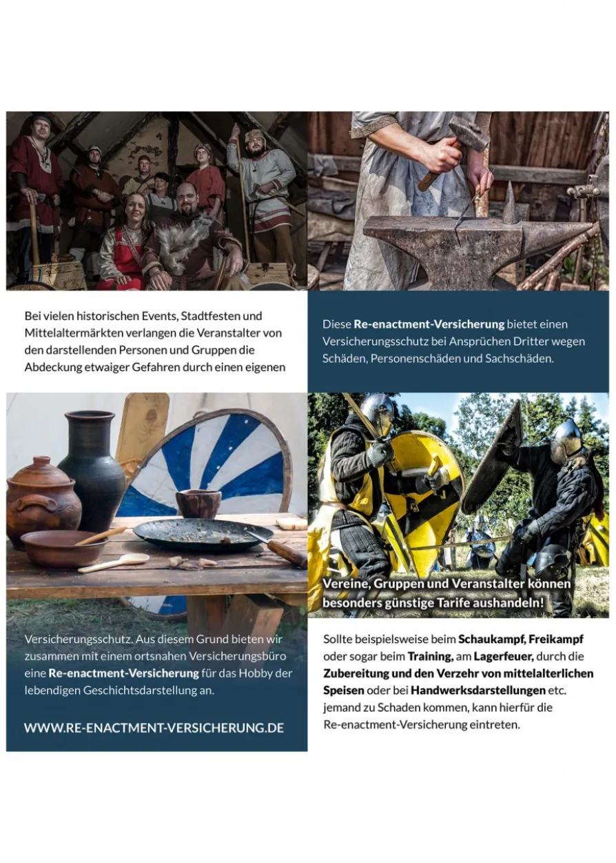 Re-enactment Versicherung