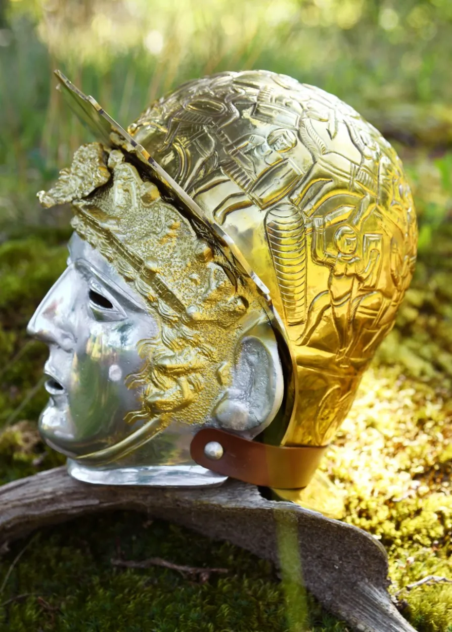 Ribchester Kavalleriehelm, Messing und Stahl