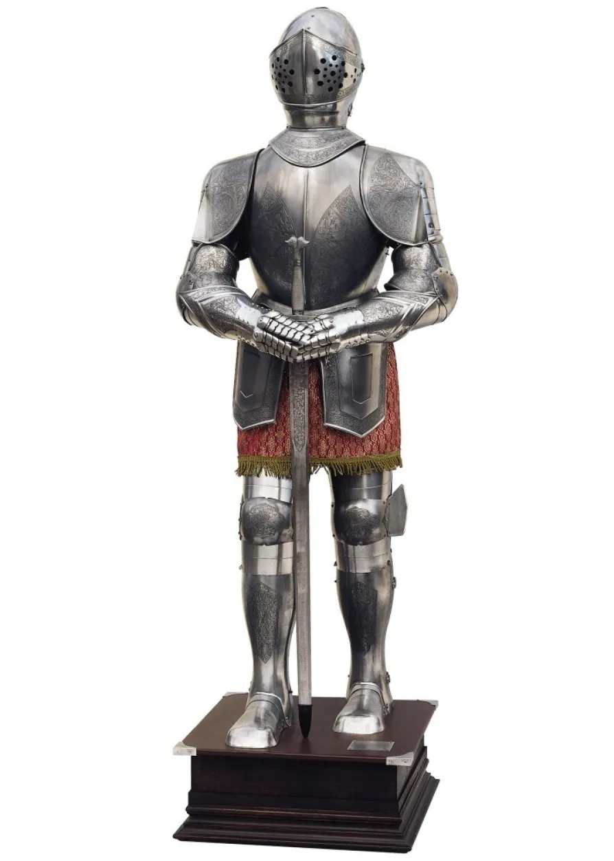 Ritterrüstung von Karl V. mit Zierätzung, Marto