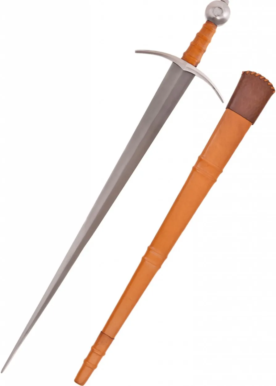 Ritterschwert Comte de Nieuwerkerke mit Scheide, 14. Jh