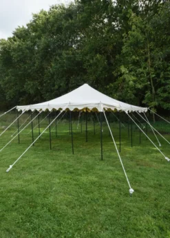 Ritterzelt Herold, 5 x 5 m, 425 gsm, naturfarben