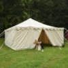 Ritterzelt Herold, 6 x 6 m, 425 gsm, naturfarben