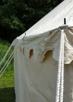 Ritterzelt Markward, 5 x 8 m, 425 gsm, natur