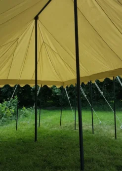 Ritterzelt Markward, 6 x 4 m, 425 gsm, natur