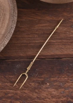 Römische Gabel aus Messing, Zweizinkig