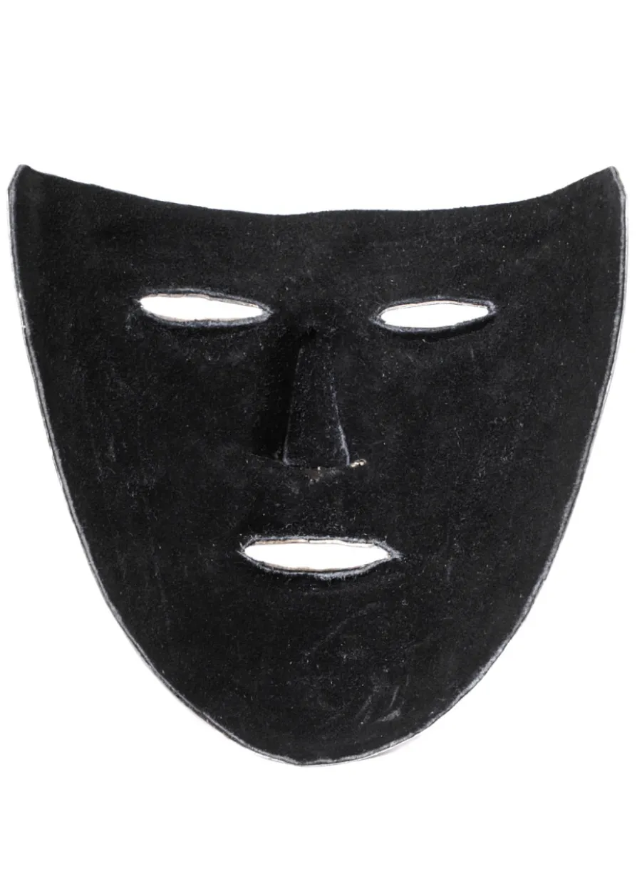 Römische Gesichtsmaske, Messing verzinnt