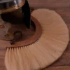Römischer Helmbusch aus Holz, Crista, blond