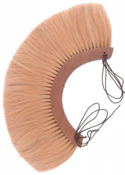 Römischer Helmbusch aus Holz, Crista, blond