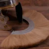 Römischer Metall-Helmbusch, Crista, blond