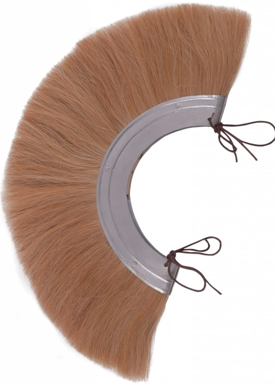 Römischer Metall-Helmbusch, Crista, blond