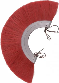 Römischer Metall-Helmbusch, Crista, rot